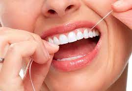 dental floss to be done after dental crown 