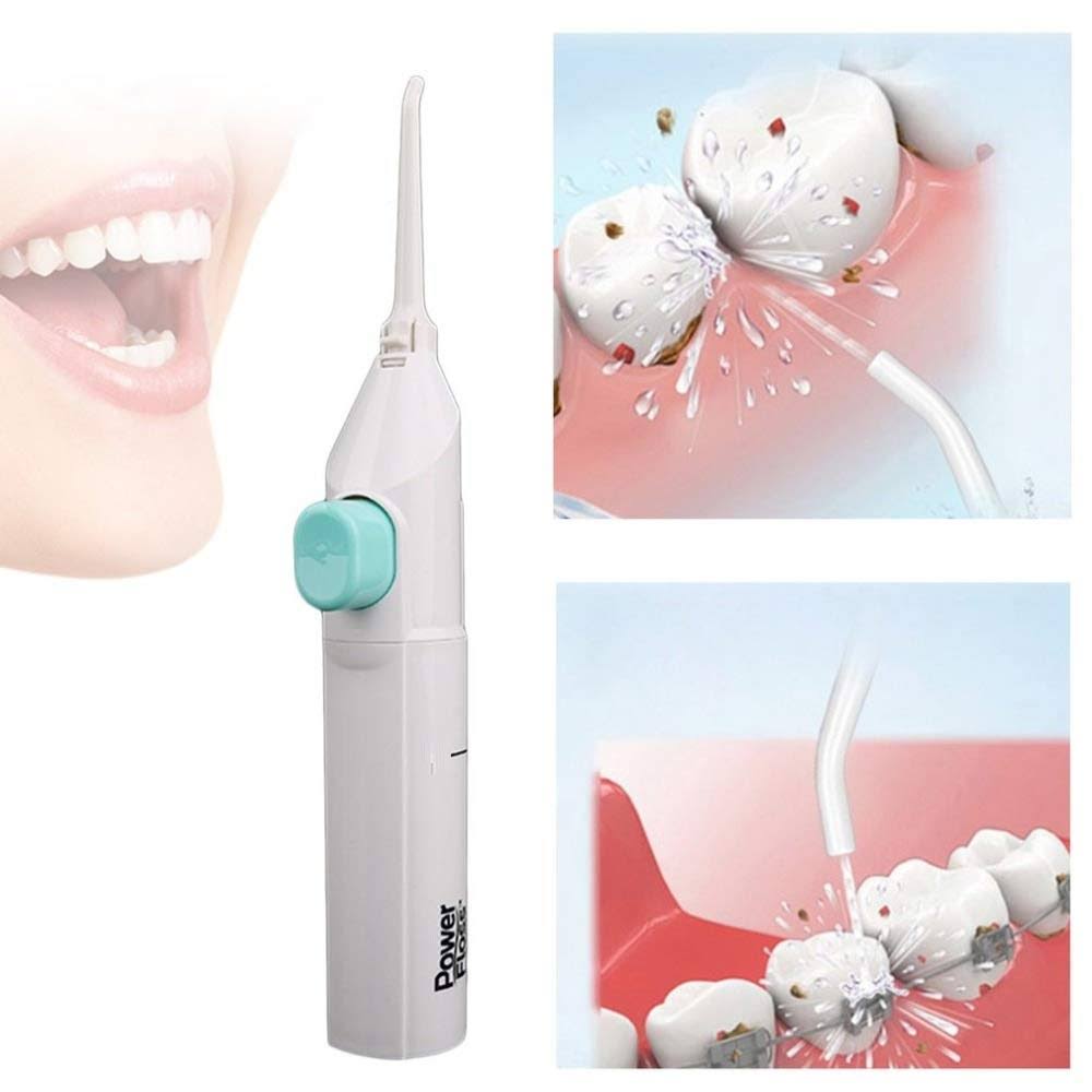Water jet is used to clean in between teeth for maintaing oral hygiene and gum health
